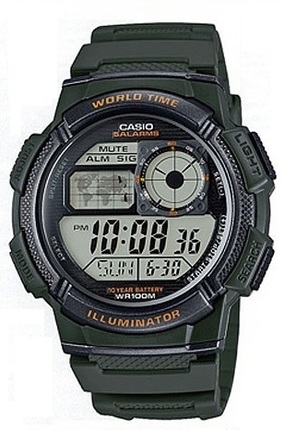 

Часы CASIO AE-1000W-3AVEF
