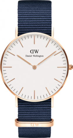 

Часы Daniel Wellington DW00100279 Classic 36 Bayswater RG White