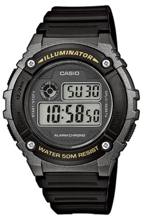 

Часы CASIO W-216H-1BVEF