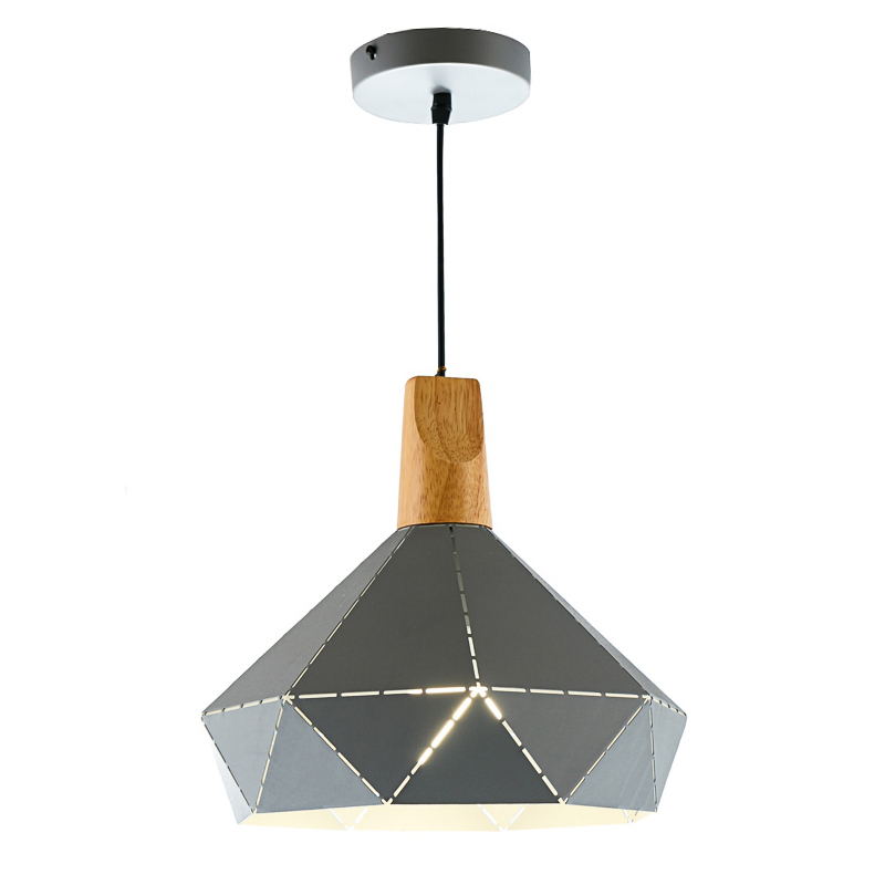 

Люстра подвесная Light House ES-15625B/D300 (grey) серая