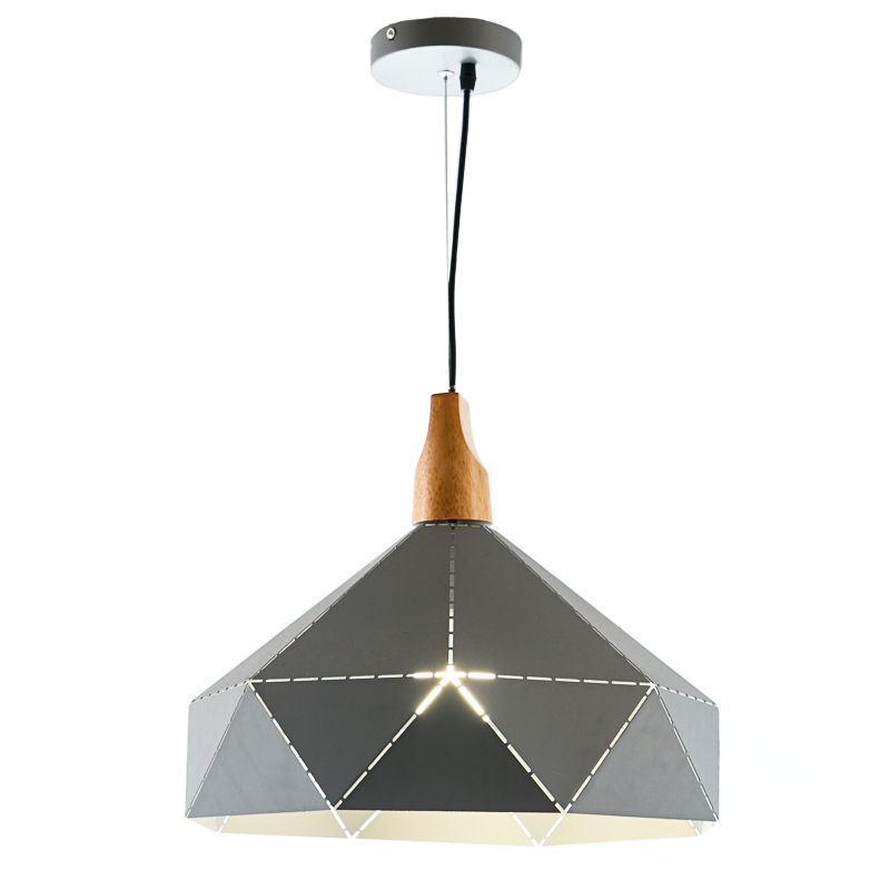 

Люстра подвесная Light House ES-15625B/D400 (grey) серая