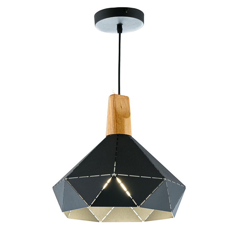 

Люстра подвесная Light House ES-15625B/D300 (black) черная