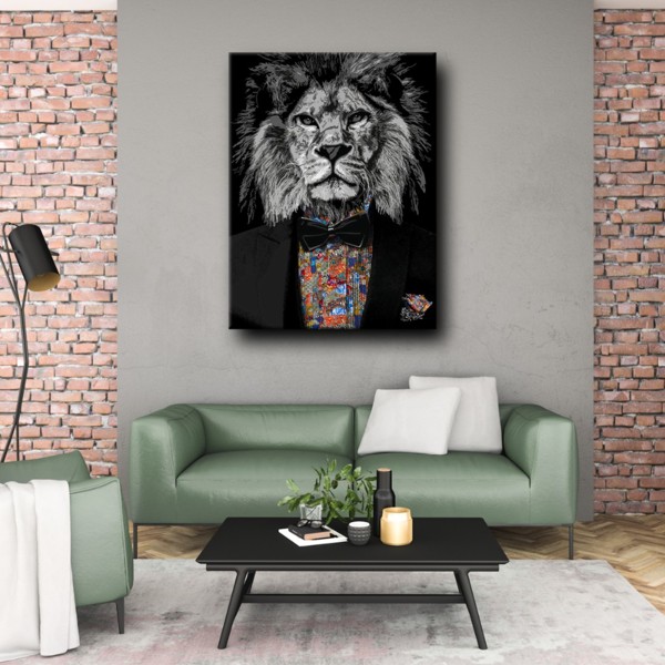 

Картина на холсте Урбан Арт Lion Art 50x65 см.