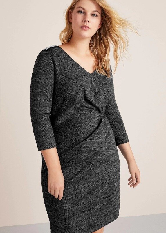 

Платье Mango Violeta 31067645 Plus Size 54р Серое