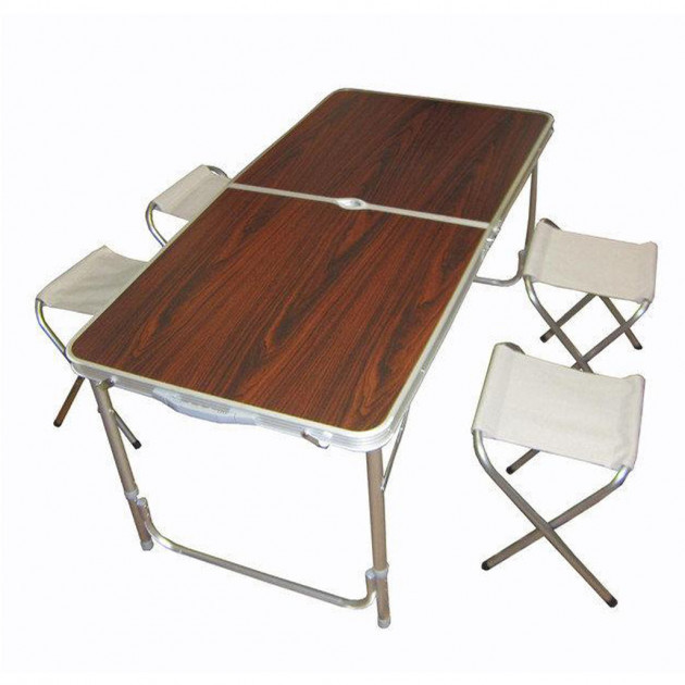 

Складной туристический стол для пикника Folding Table с 4 стульчиками (RZ153)