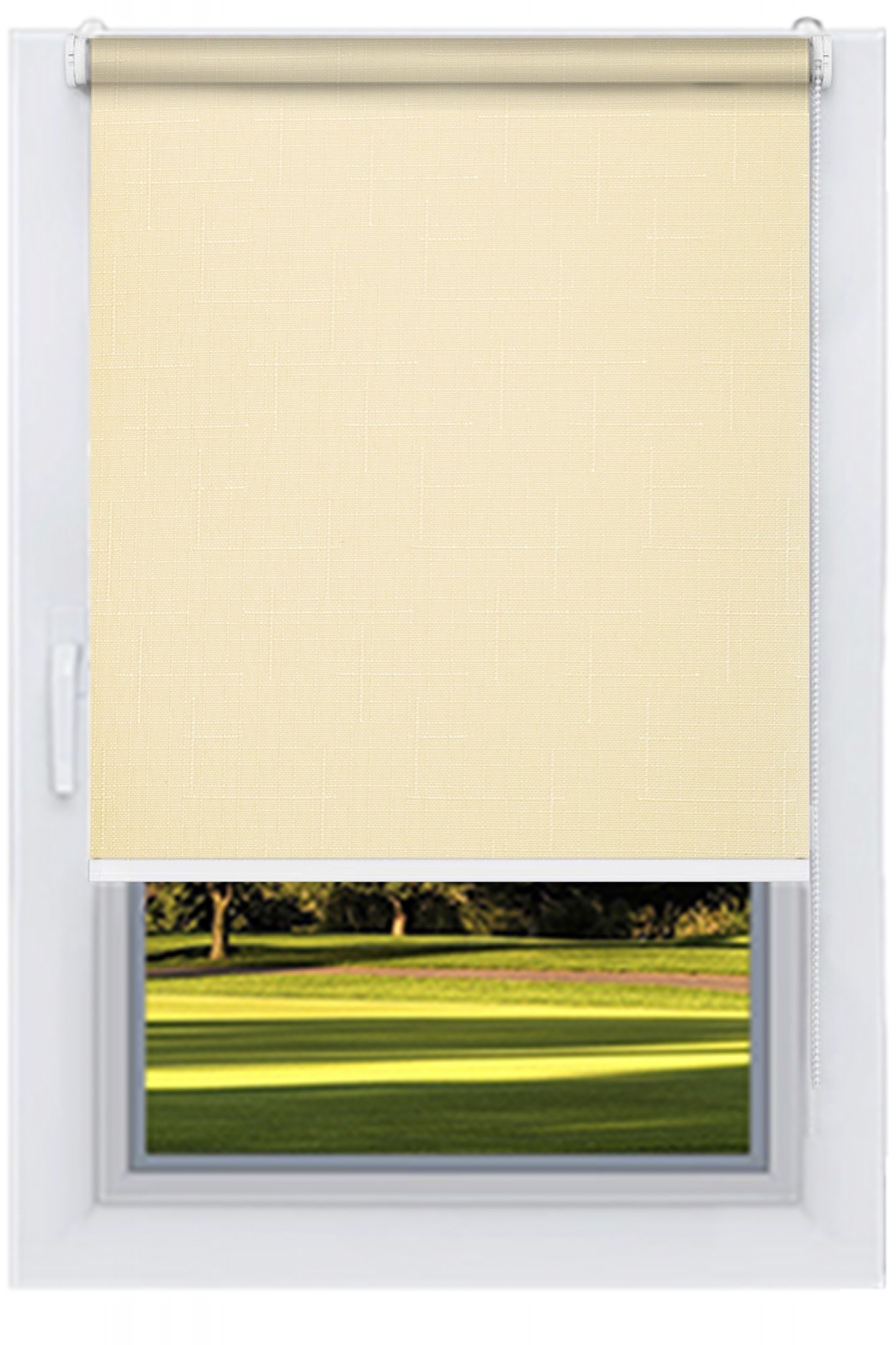 

Ролета тканевая DECOLUX 98х250 LEN Бежевый вал 32