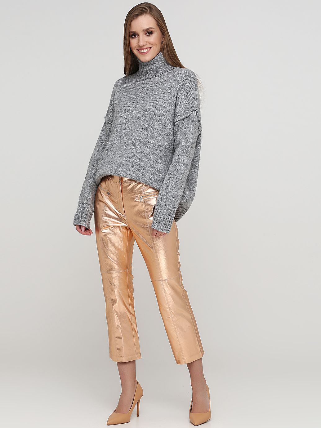 

Брюки H& 13-0088  Бронзовые, Брюки H&M 13-0088 M Бронзовые