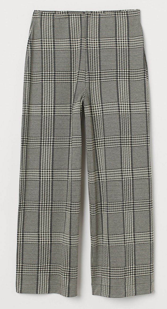 

Брюки H&M 0665089_квад XS Черные с белым