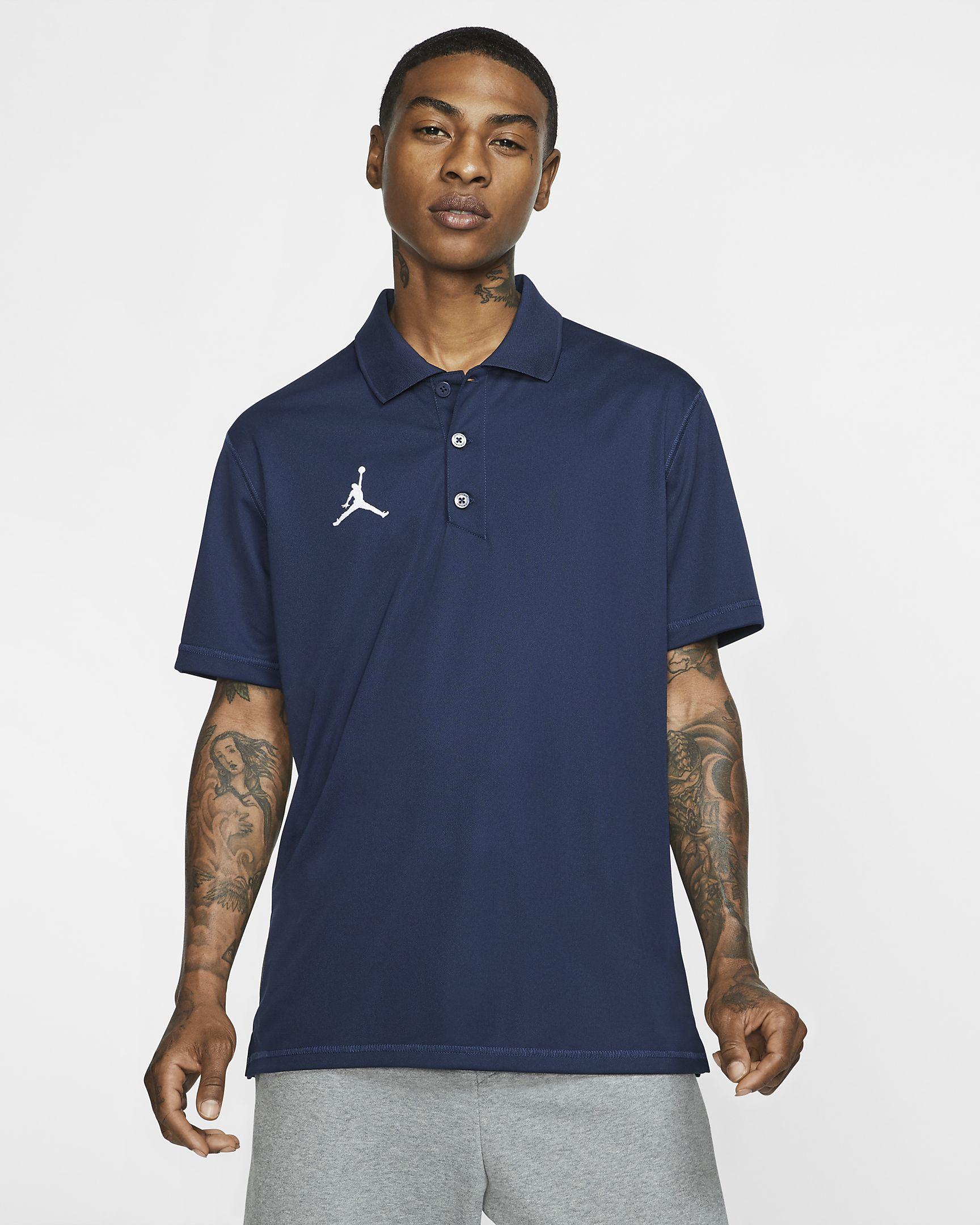 

Мужская футболка (поло) Air Jordan Polo(AO9225-419) XXL Темно-синий