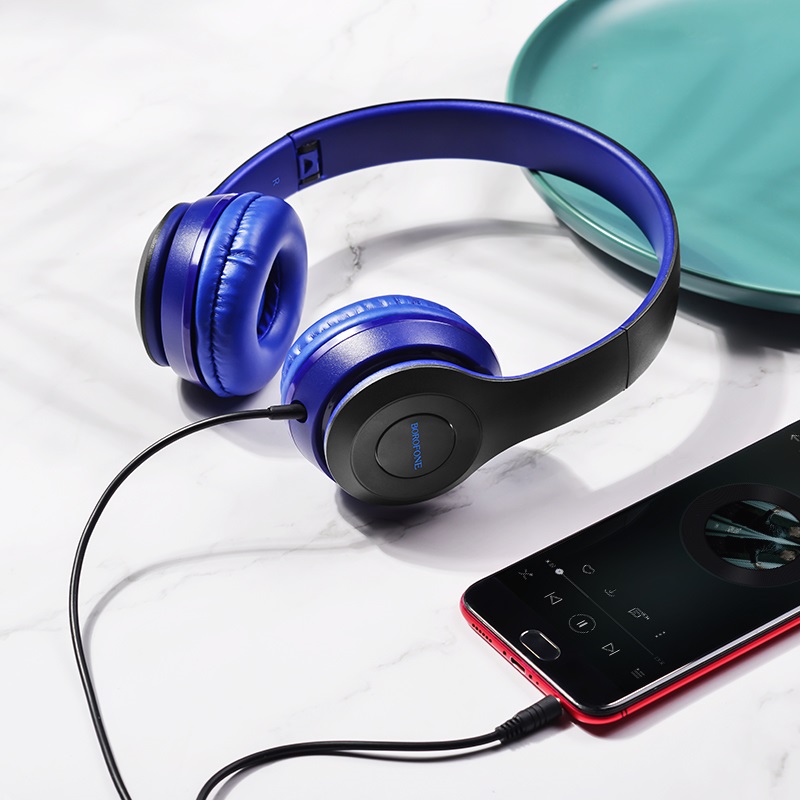 

Бездроові навушники Borofone BO5 Star sound 3.5 мм (mini-Jack) Blue (BO5U)