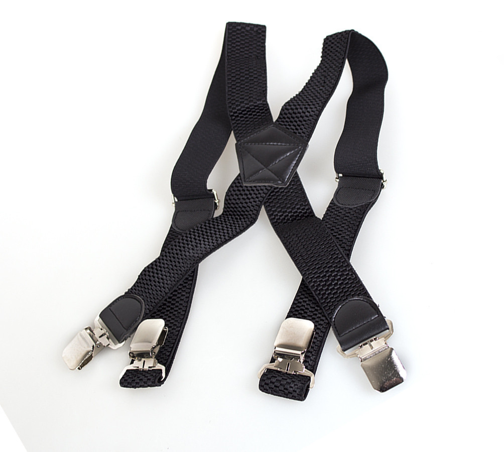 

Подтяжки мужские Dovhani черные P003-1BLACK-5