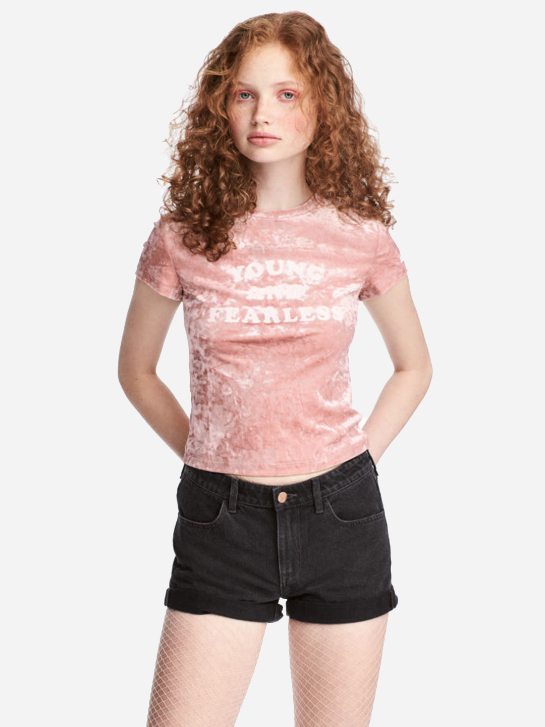 

Футболка H&M 0526862 M Персиковая