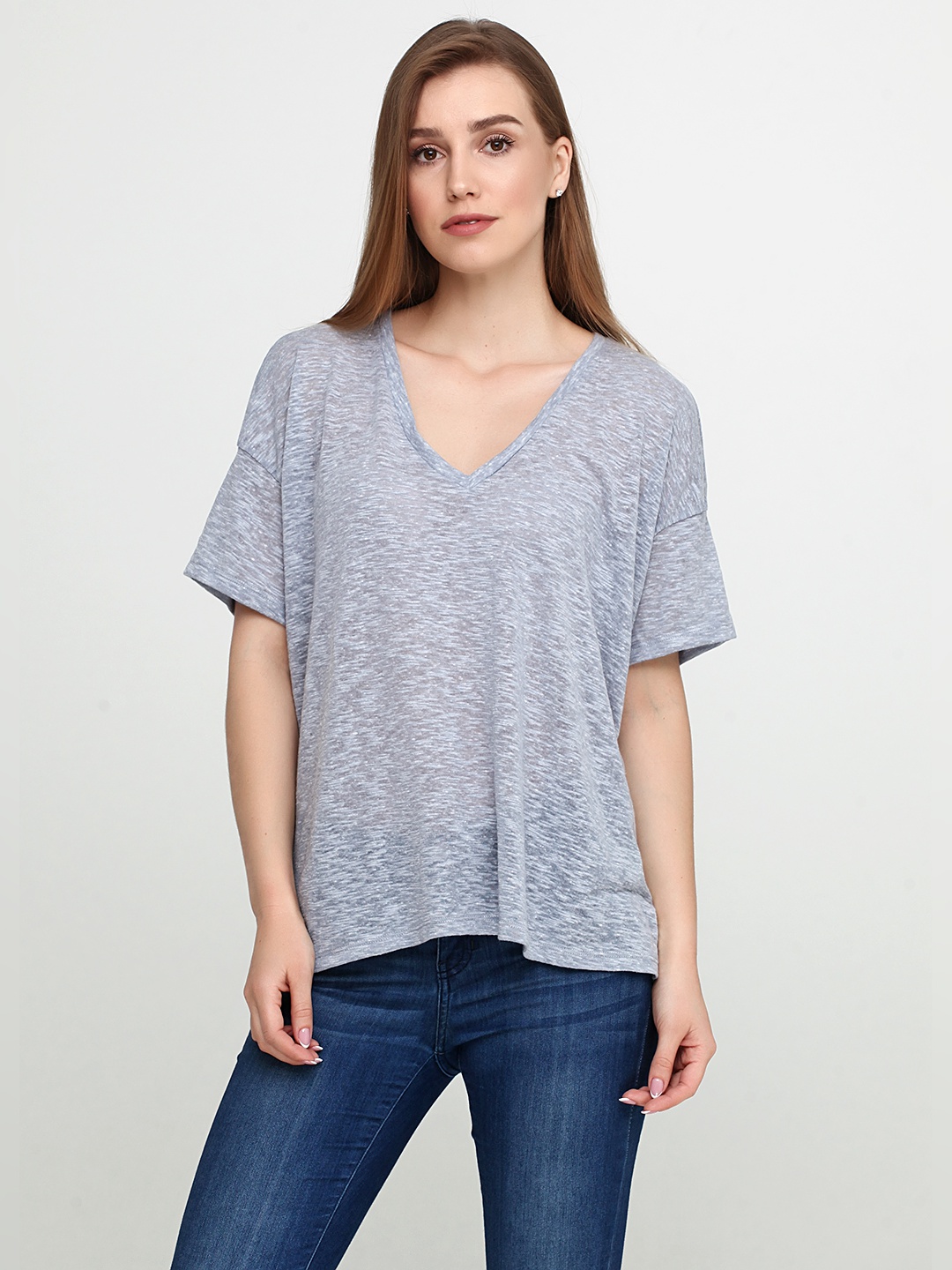 

Футболка H&M 0634160  Серая, Футболка H&M 0634160 S Серая