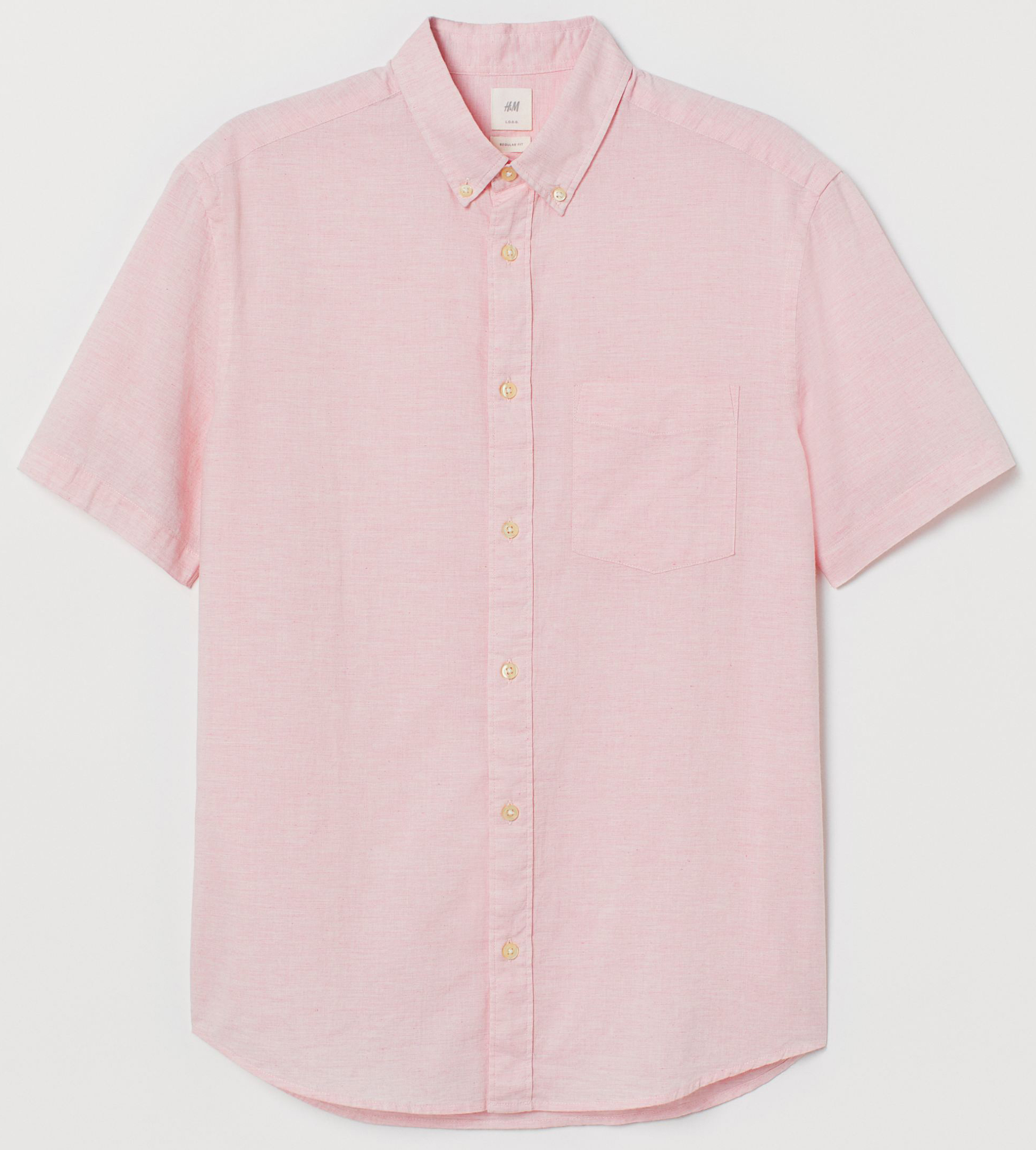 

Рубашка H&M 0715610 M Розовая