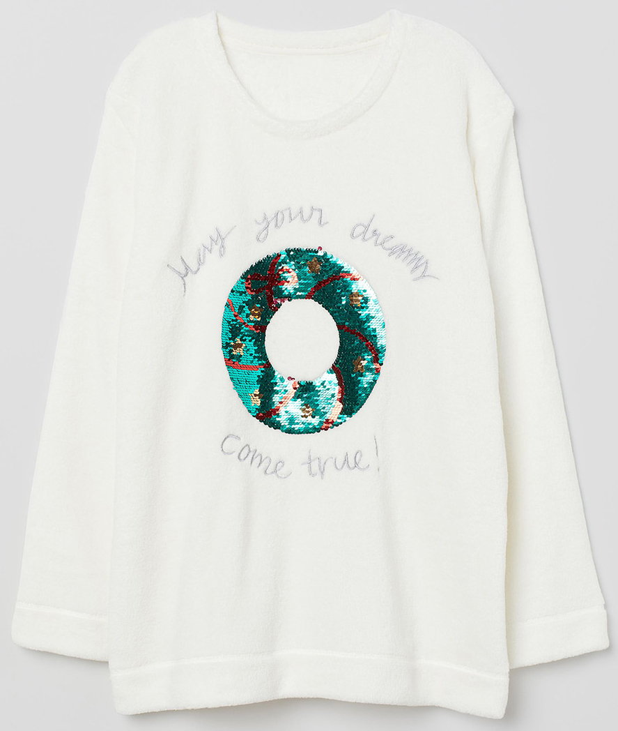 

Свитшот H&M 0684682 M Белый
