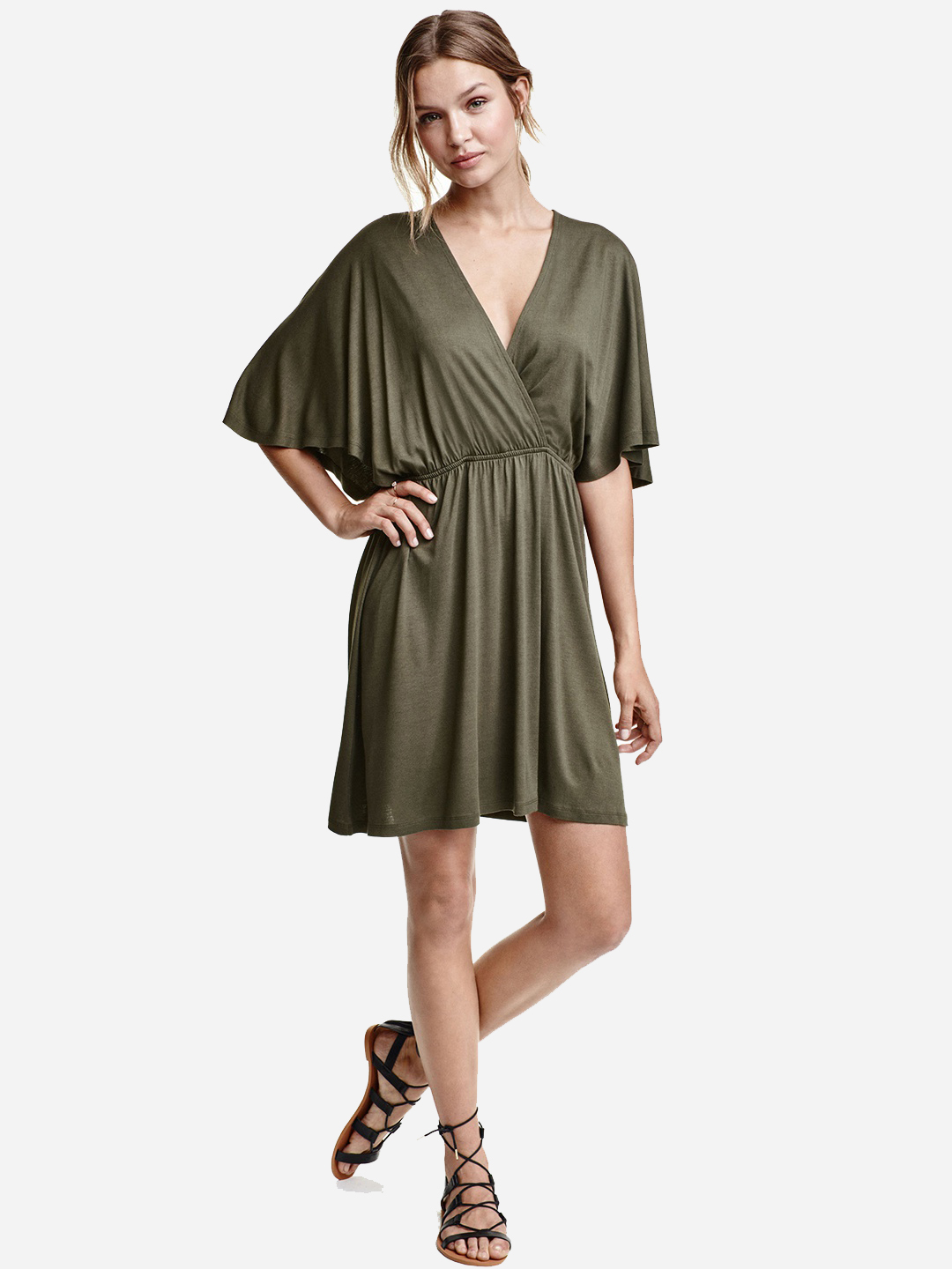 

Платье H&M 0332977_03 XS Хаки