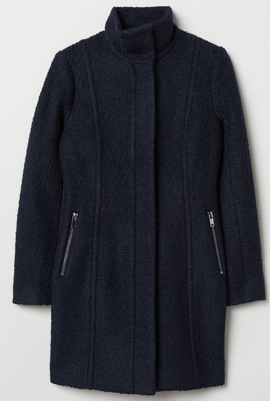 

Пальто H&M 0661794_01 36 Темно-синее