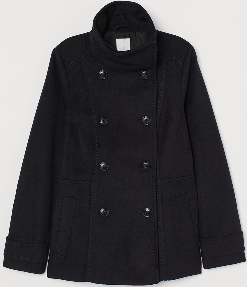 

Полупальто H&M 0755360 36 Черное