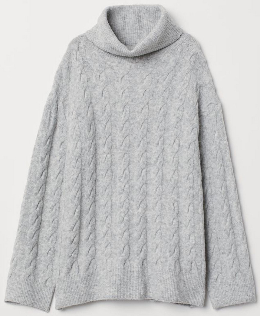 

Свитер H&M 0690624 M Серый
