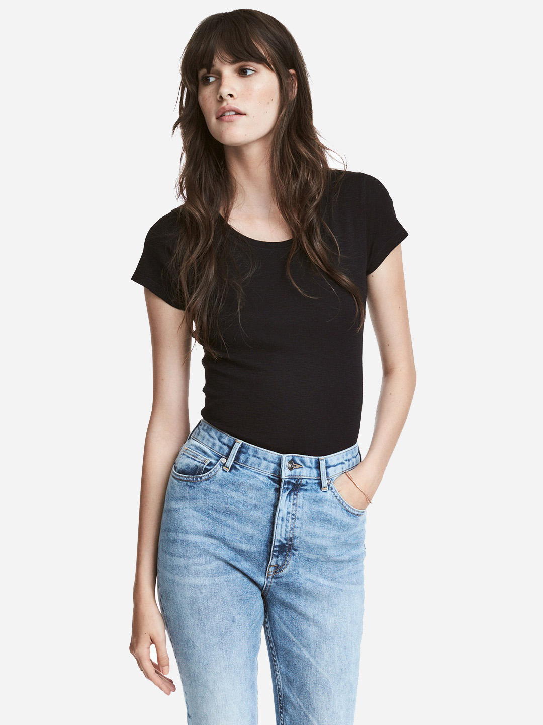 

Футболка H&M 0562092_01 XS Черная