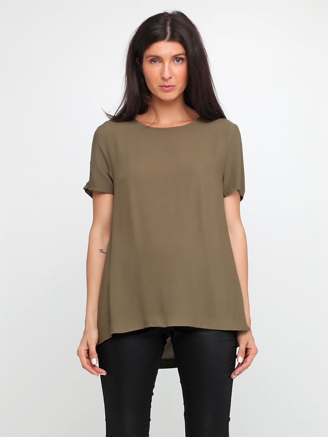 

Блузка H&M 0514577_01  Хаки, Блузка H&M 0514577_01 34 Хаки
