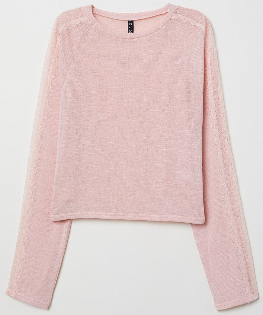 

Джемпер H&M 0675378 S Розовый