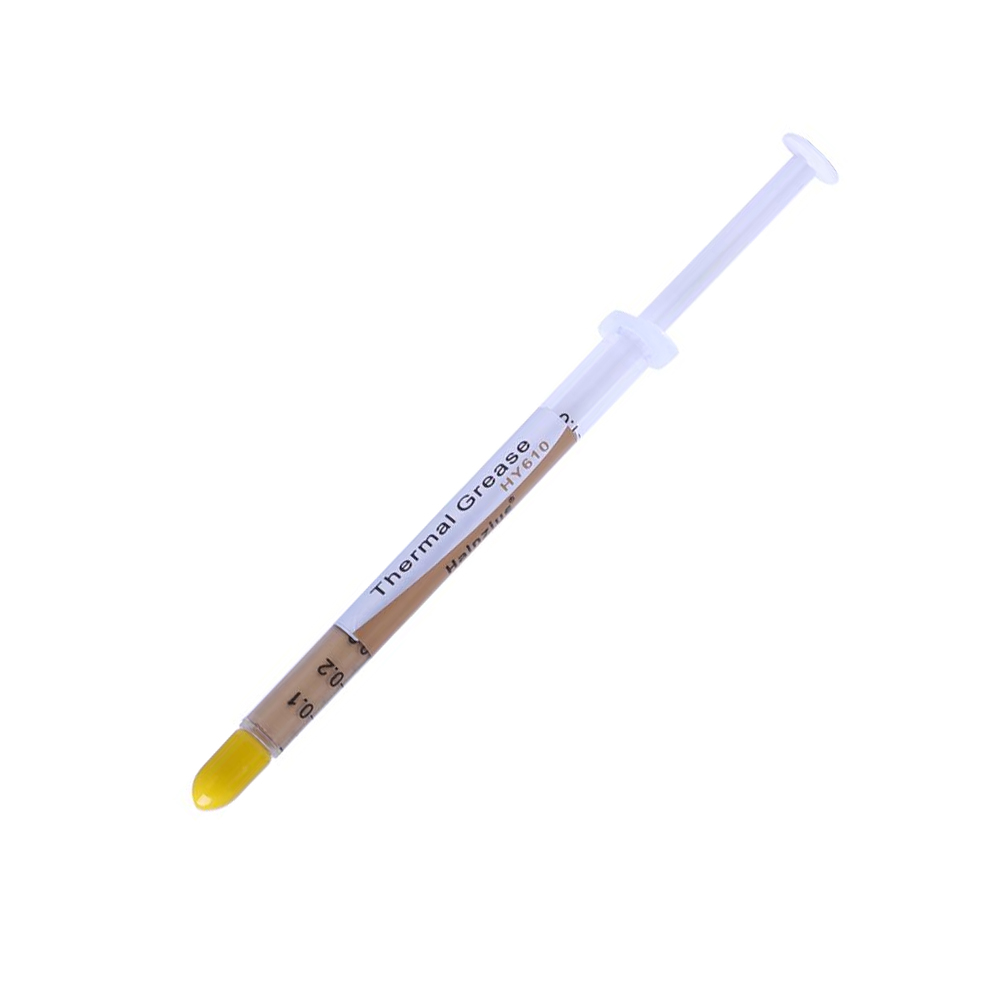 

Паста термопроводная HY-610 3g, шприц, Gold, >3,05W/m-K,