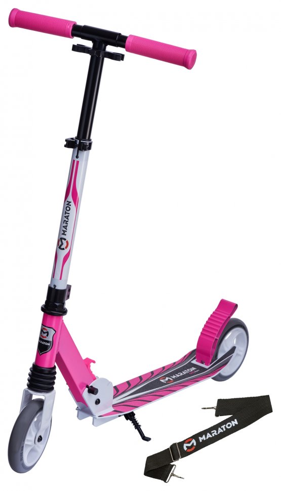 

Детский двухколесный самокат Maraton Sport 145 с алюминиевой складной рамой (Pink)