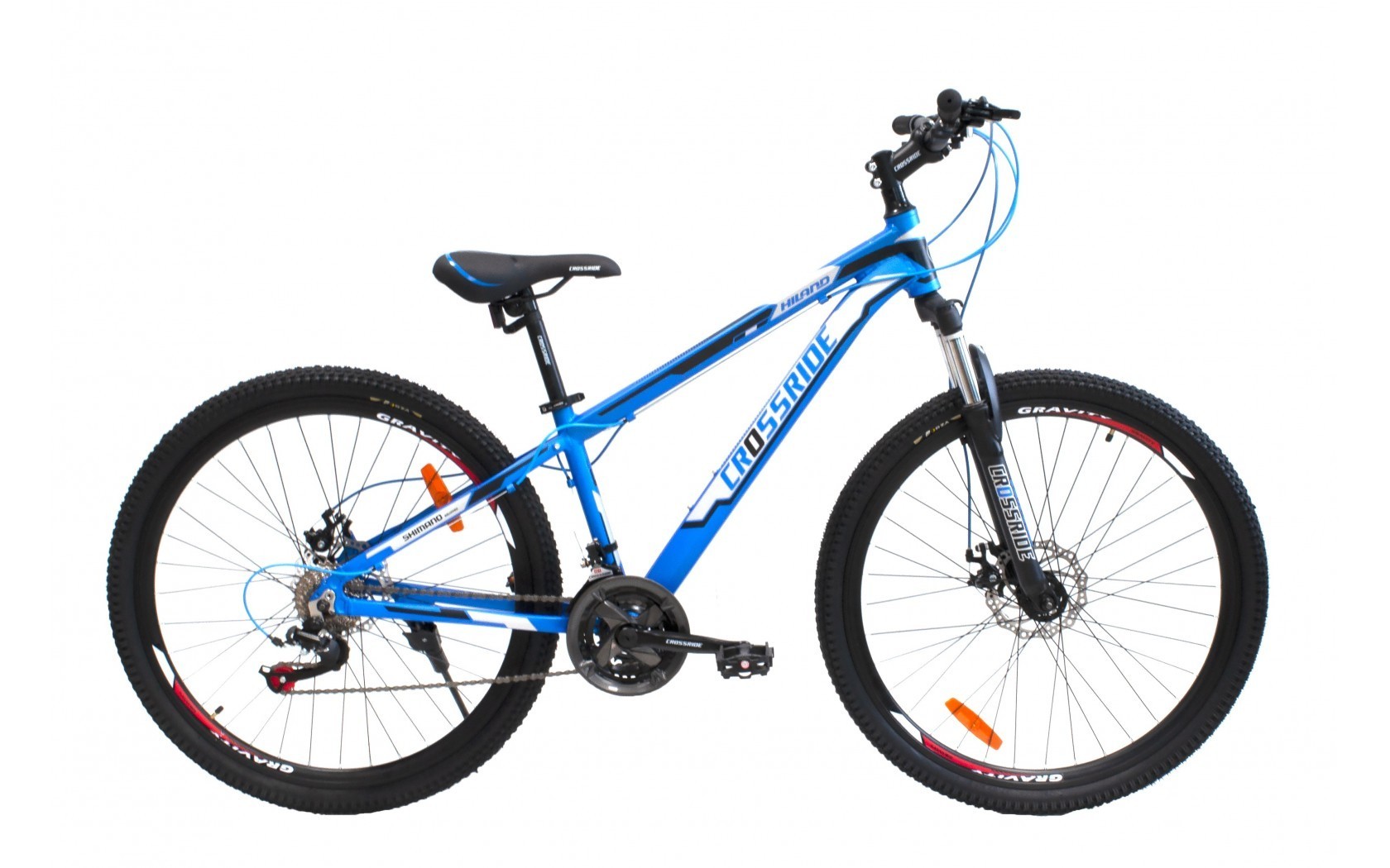 

Велосипед Crossride Hiland 27,5" Голубой