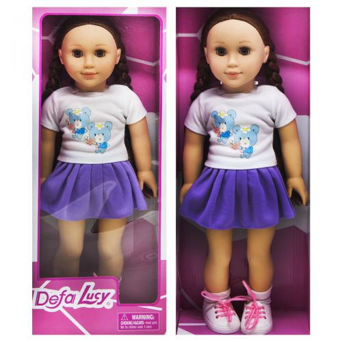 

Кукла Defa Lucy 45 см в фиолетовой юбке (5510)