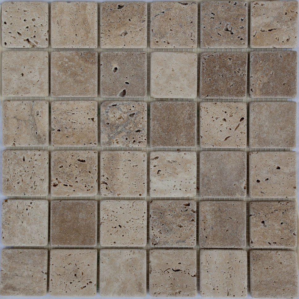 

Мозаика из травертина Стар.Валт. МКР-3СВ (305х305мм) Travertine Classic