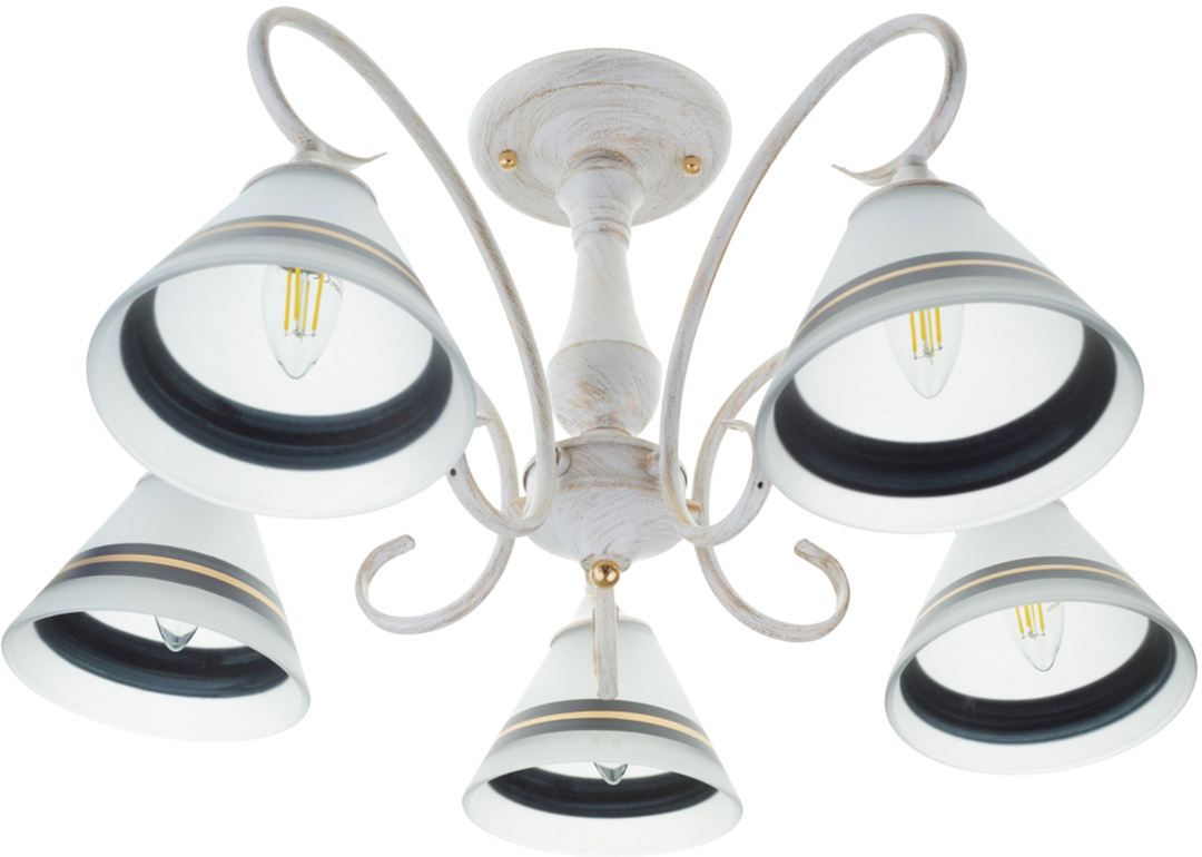 

Люстра Brille LK-707S/5 E27 WHG (24-544)