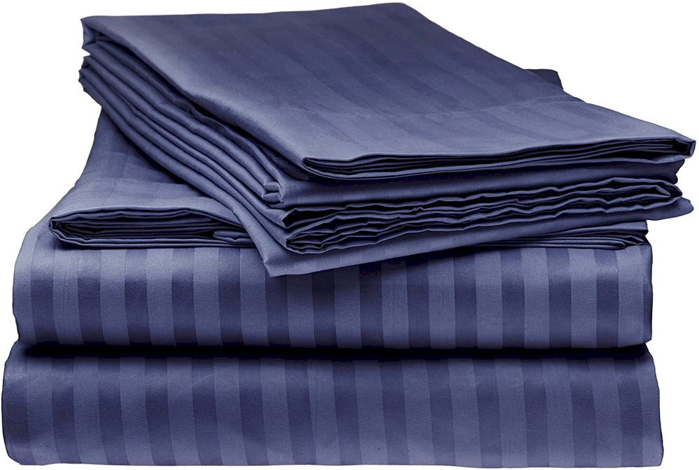 

Комплект постельного белья U-tek Home Violet Night Stripe Евро
