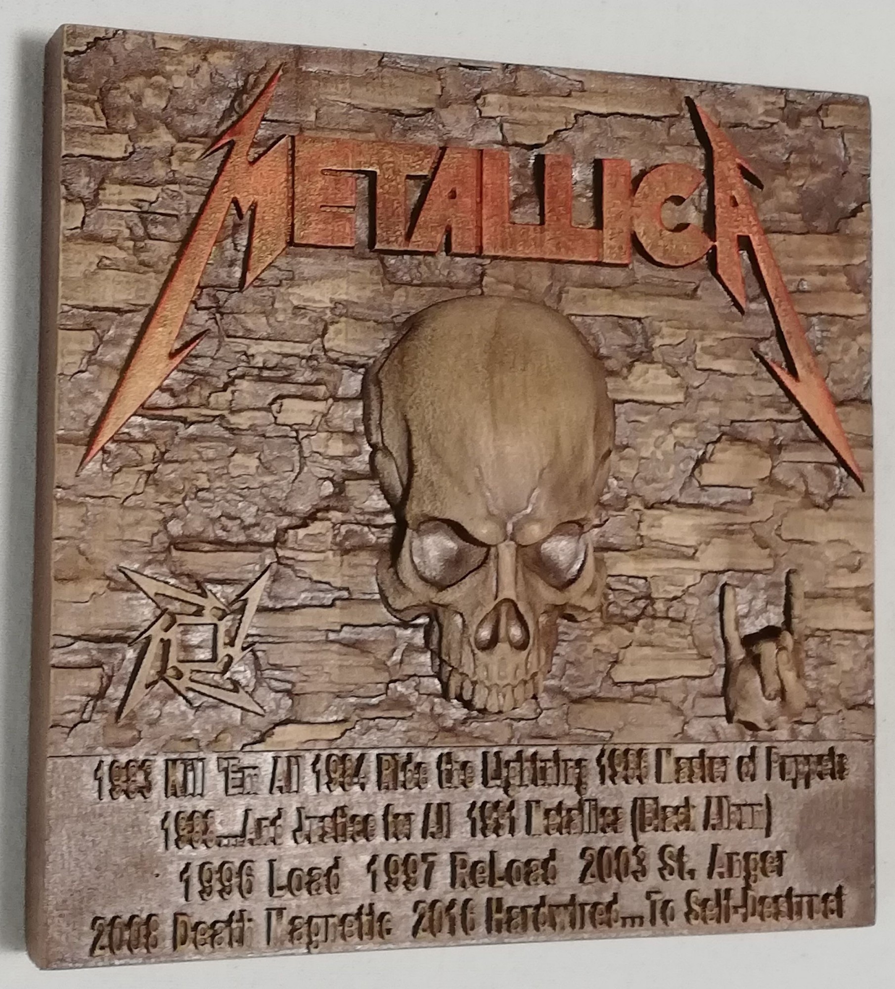 

Картина из дерева ART-3D-WOOD Metallica-2