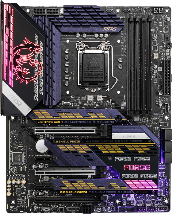 

Материнская плата MSI MPG Z590 Gaming Force (s1200, Intel Z590, PCI-Ex16)
