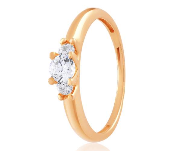 

Кольцо золотое с камнем SWAROVSKI Zirconia "Орион", КД4194SW, 17.5 размер