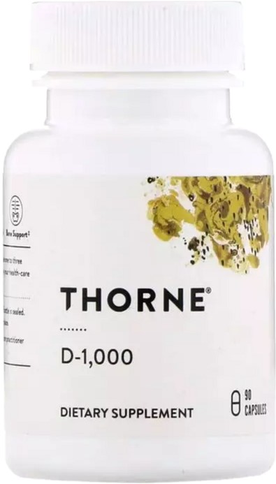 

Витамины Thorne Research Витамин D3, 1000МЕ, 90 капсул (693749128014)