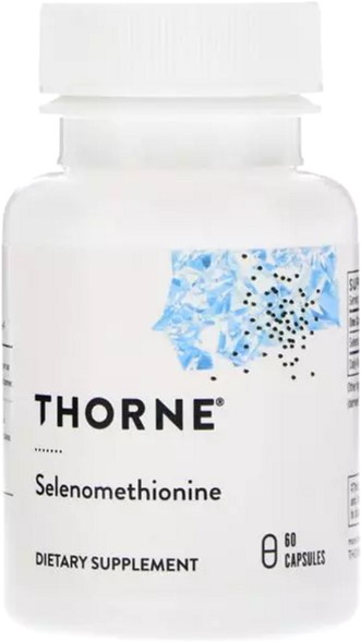 

Витамины Thorne Research Селен, ( Селенометионин), Selenomethionine, 60 капсул (693749225010)