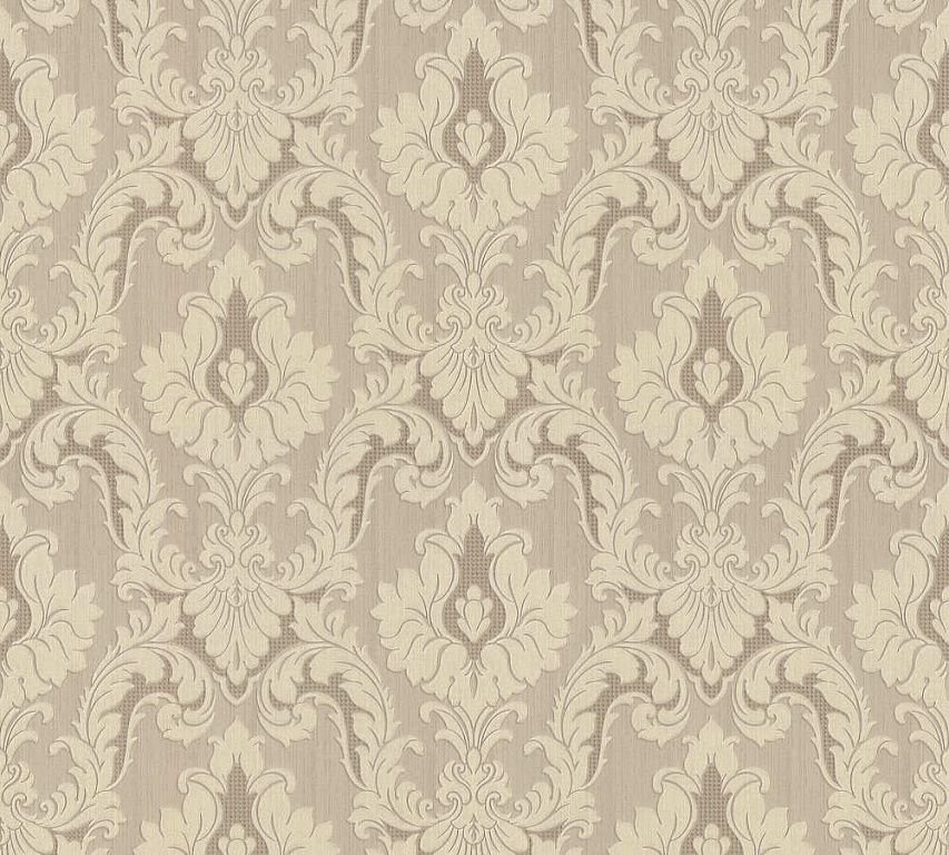 

Виниловые обои на флизилиновой основе AS Creation Charme 37434-3 Бежево-коричневый дамаск