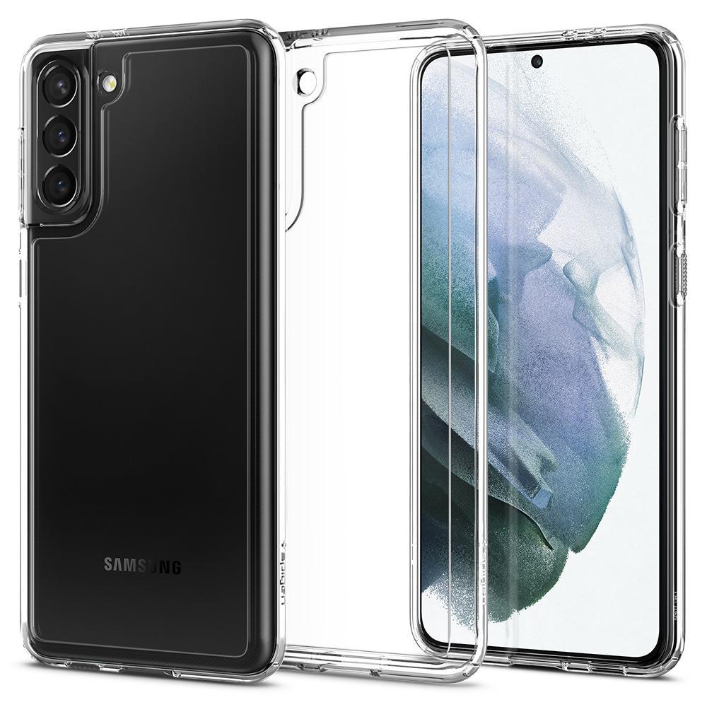 

Чехол Spigen Ultra Hybrid для Samsung Galaxy S21 Plus Crystal Clear