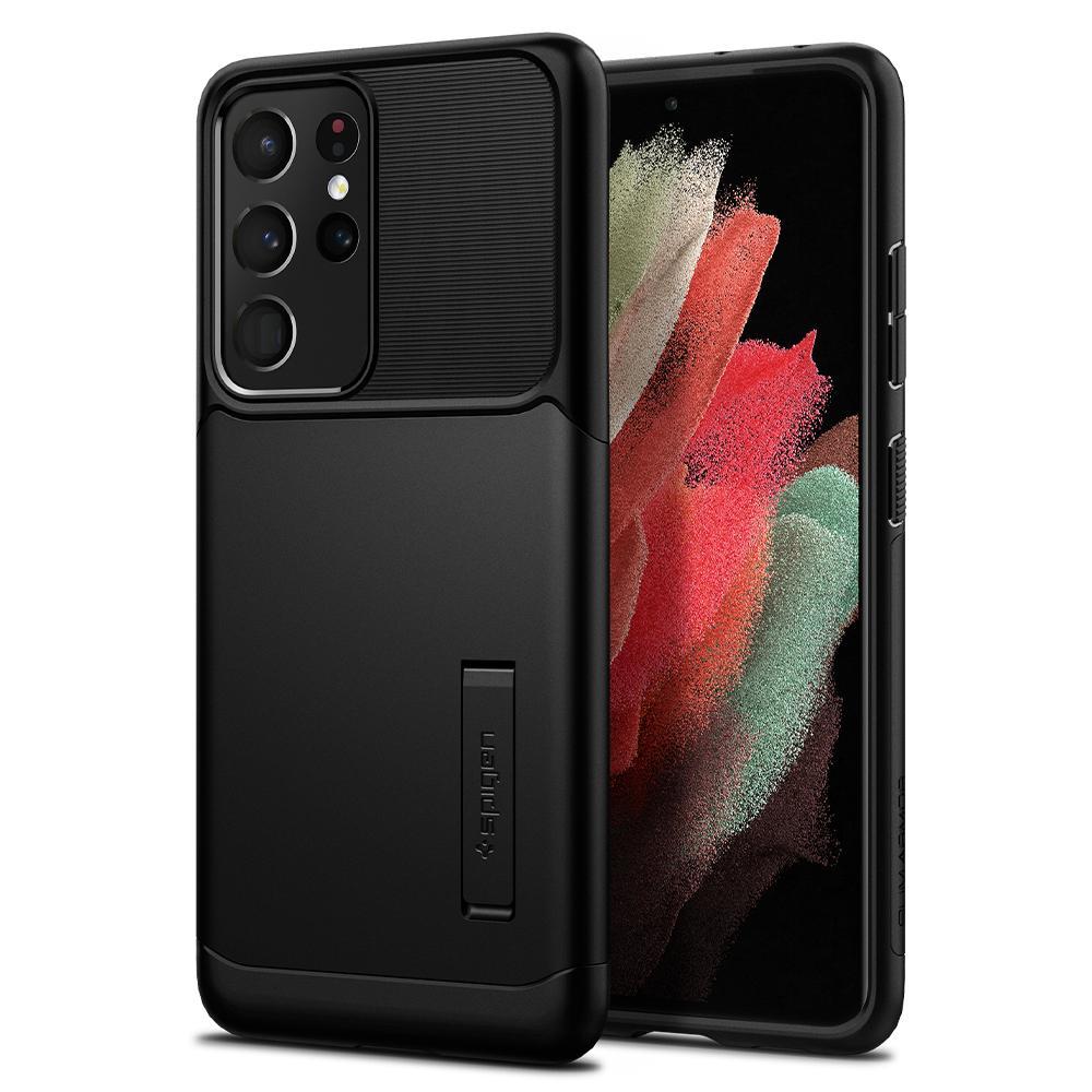 

Чехол Spigen Slim Armor для Samsung Galaxy S21 Ultra Black