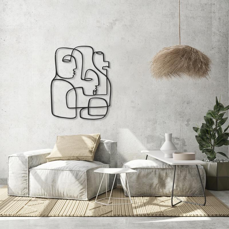 

Декор для стен. Панно из металла "Изумление 01" 79*96 см