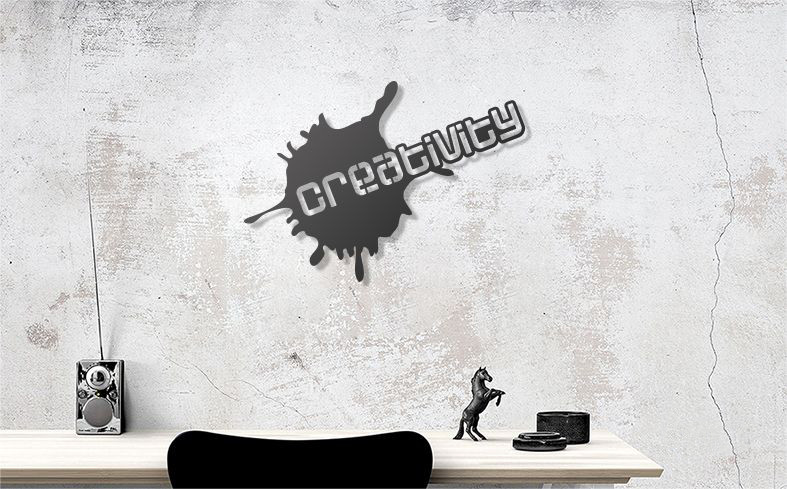

Декор для стен. Панно из металла "Creativity" 108*58 см