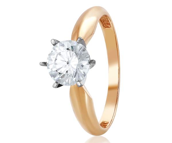 

Кольцо с камнем SWAROVSKI Zirconia, КД4138SW, 16 размер