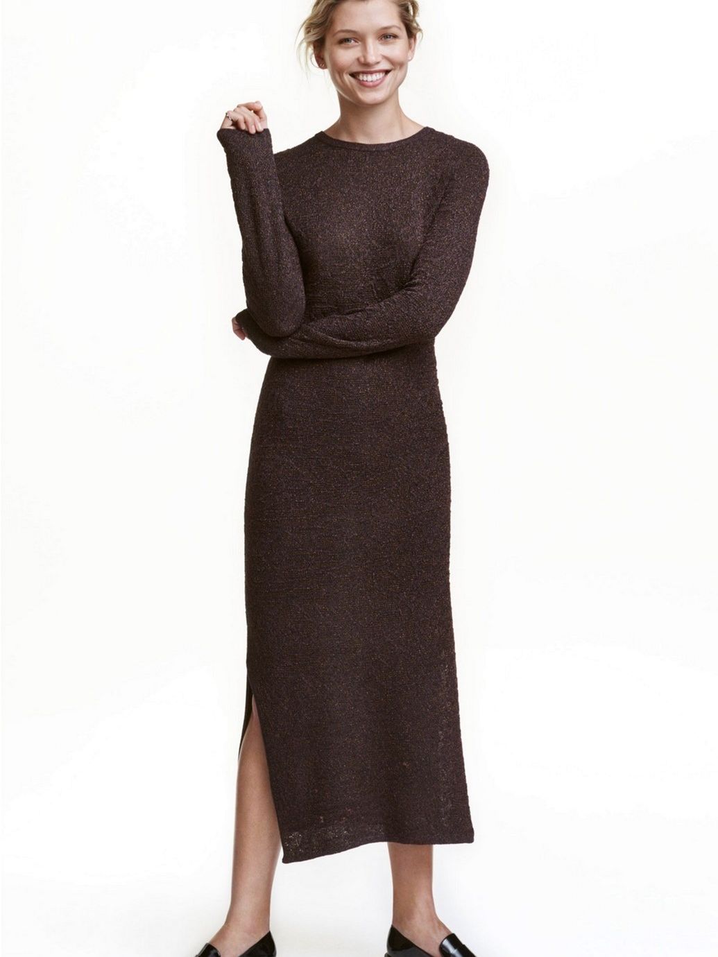 

Платье H&M 423007 XS Коричневое