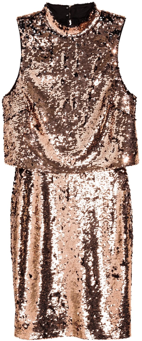 

Платье H&M 470666  Золотистое, Платье H&M 470666 40 Золотистое