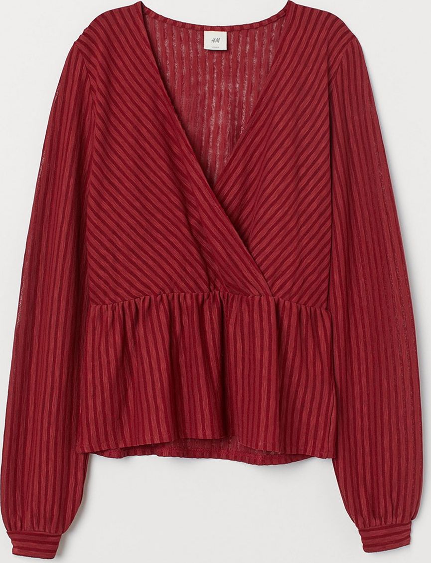 

Блузка H&M 768610 M Бордовая