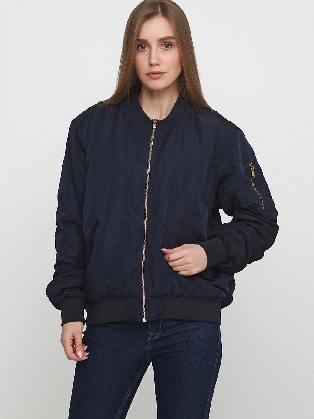 

Бомбер H&M 427951  Синий, Бомбер H&M 427951 32 Синий