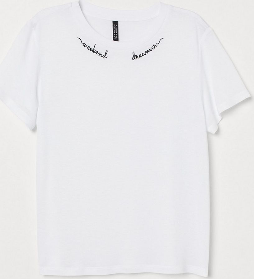 

Футболка H&M 753210 S Белая