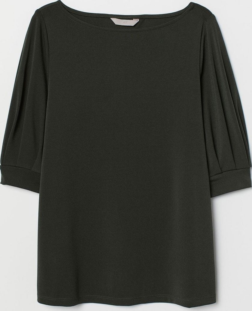 

Блузка H&M 664074  Темно-зеленая, Блузка H&M 664074 S Темно-зеленая